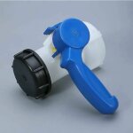 Robinet de cuve de r�cup�ration deau - mhy� - 1000l - r�sistant aux acides et alcalis - vanne en plastique ...