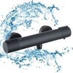 Mitigeur de douche thermostatique robinet de douche avec arrêt de sécurité (safetystop) à 38°c thermostat ... Mitigeur de douche thermostatique robinet de douche avec arrêt de sécurité (safetystop) à 38°c thermostat ...