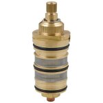 Robinet de douche thermostatique - zor� - laiton - cartouche � levier unique - 85 mm hauteur - 34 mm ...