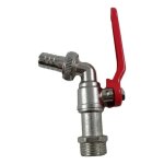 Robinet de jardin en m�tal 1 / 2 avec valve connecteur de tuyau