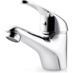 Robinet de lavabo mitigeur monocommande de lavabo robinet de salle de bain cartouche en cramiquelaiton ...