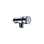 Robinet de lavabo temporis� mural - delabie - tempostop 1 / 2 - economie deau - chrom�