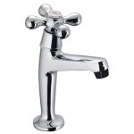 Robinet de lave mains haut (eau froide uniquement) rtro chrom fedleen by eurosanit