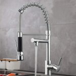 Robinet mitigeur de cuisine pro dewinner - avec douchette et flexibles dalimentation Robinet mitigeur de cuisine pro dewinner - avec douchette et flexibles dalimentation