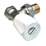 Robinet de radiateur - comap - 418204 - nickel - transformable en thermostatique - 1 / 2