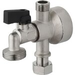 Robinet de repiquage pour alimentation machine � laver sous robinet noyon & thiebault