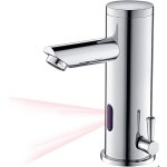 Robinet salle de bain infrarouge electronique eau froide et chaude mitigeur automatique robinet lavabo ...