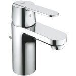 Robinet de salle de bains lavabo grohe get - tirette et bonde incluses - conomie deau - chrome - 32883000 ...