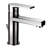 Robinet salle de bain mitigeur de lavabo chrom� avec �conomie deau et vidage inclus