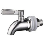 Robinet de tonneaudistributeur de boissonsrobinet pour tonneau de bi�re robinet pour vin - en acier inoxydable ...