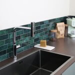 Robinetterie cuisine esserain mitigeur vier  douchette extractible chrome essebagno