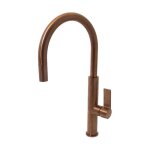 Robinetterie cuisine reflet mitigeur vier cuivre bross essebagno