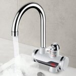 Robinetterie cuisine - robinet chauffe eau instantan lectrique - gris - economie deau