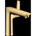 Robinetterie de salle de bain - hansgrohe - talis e - aspect dor poli - monotrou - economie deau