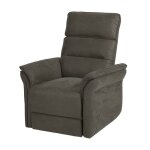 Robinson - fauteuil relax electrique releveur tissu gris fonc�