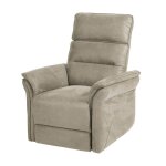 Robinson - fauteuil relax electrique releveur tissu taupe