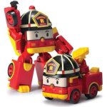 Robocar poli - vehicule transformable roy pompier - bras articuls - jouet pour enfant ds 3 ans