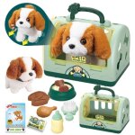 Robot chien jouet enfant interactif veterinaire enfant 12pices malette docteur avec lectrique peluche ...