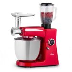 Robot de cuisine multifonction - klarstein renata rossa - 3 - en - 1 - 2000w - blender - sans bpa - ...