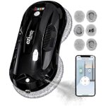 Robot lave - vitres eziclean windobot s4 plus - eziclean - mouvement rotatif - batterie de secours - ...
