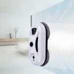 Robot lave - vitres intelligent avec t�l�commande - double pulv�risation 3 modes de nettoyage pour vitres ...