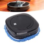 Robot laveur de sol intelligent robot laveur de sol automatique (noir) robot de electromenager balayeuse ...
