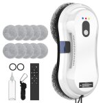 Robot laveur de vitre 2800pa - pulv�risation �lectrique t�l�commande - 35ml - 4m - trois modes de nettoyage ...
