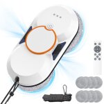 Robot laveur vitre electrique 3800pa - 60ml double pulv�risation - nettoyage automatique 3 modes - 65db ...