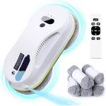 Robot laveur vitre electrique 3800pa - rservoir deau 40ml - batterie de secours 20 minutes - tlcommande ...