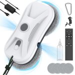 Robot laveur de vitre avec jet deau bidirectionnel - 2700pa - t�l�commande - 3 modes nettoyage - r�servoir ...