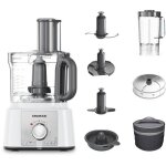 Robot multifonction - kenwood - multipro express - 1000 w - 3 l - 2 vitesses - blender 15 l - blanc