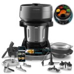 Robot de cuisine - cecotec - mambo cooking - distributeur daliments - 2200 w - 45 fonctions