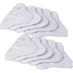 Robot de nettoyage - balai automatique lot de 10 lingettes microfibres pour balai nettoyeur vapeur h2o ...