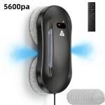 Robot de nettoyage de vitres 5600pa longue dur�e double pulv�risation deau automatique t�l�command� fen�tres ...