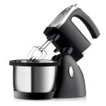 Robot patissier 1000w � 5 vitesses et 2 accessoires avec socle - atelix - fouet �lectrique batteur electrique ...