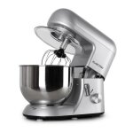 Robot ptissier - klarstein - 1200w - robot cuisine - bol mlangeur en inox de 5l - robot multifonction ...