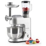 Robot ptissier - klarstein lucia argentea - robot cuisine - mixeur - blender - robot multifonction - ...