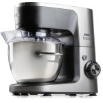 Robot p�tissier multifonction - domo - 1200 w - 45 l - 8 vitesses + pulse - gris / noir