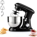 Robot p�tissier - nettlife - 1400w - bol 5 l inox - crochet p�trisseur - noir