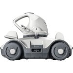 Robot de piscine manga x - kokido - sans fil - rechargeable - fond - gris - asymtrique