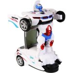 Jouet - robot racer - transformable - musical - lumineux - blanc