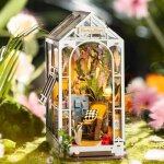 Robotime kit de coin de livre à faire soi - même serre - livres décoratif kit de maison miniature avec ... Robotime kit de coin de livre à faire soi - même serre - livres décoratif kit de maison miniature avec ...