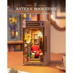 Puzzle 3d - robotime book nook kit avec lumi�re led(bookstore) serre - livres � monter soi - m�me pour ...