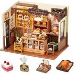 Robotime ? kit de maison miniature  monter soi - mme mini maison de poupe avec accessoires lumire ...
