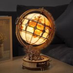 Robotime puzzles 3d en bois kits de modèles de globe lumineux avec lumière led cadeaux pour adultes Robotime puzzles 3d en bois kits de modèles de globe lumineux avec lumière led cadeaux pour adultes