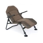 Rocking chair - daiwa - dfcc1 - pliable avec accoudoirs - marron - contemporain