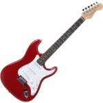 Guitare lectrique - sphere classic - rouge - 3 bobinages simples - 21 frettes