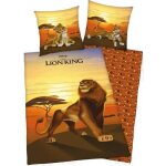 Le roi lion - disney - housse de couette - parure de lit 140x200 cm + taie 63x63 cm.
