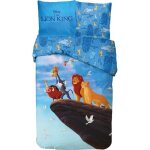 Le roi lion - disney - parure de lit - housse de couette 140x200 cm + taie - 63x63 cm - neuf - coton. ...