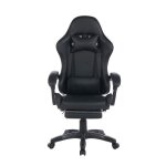 Rolipo chaise gaming - si�ge gaming - fauteuil de bureau avec repose - pieds - soutien lombaire - cuir ...